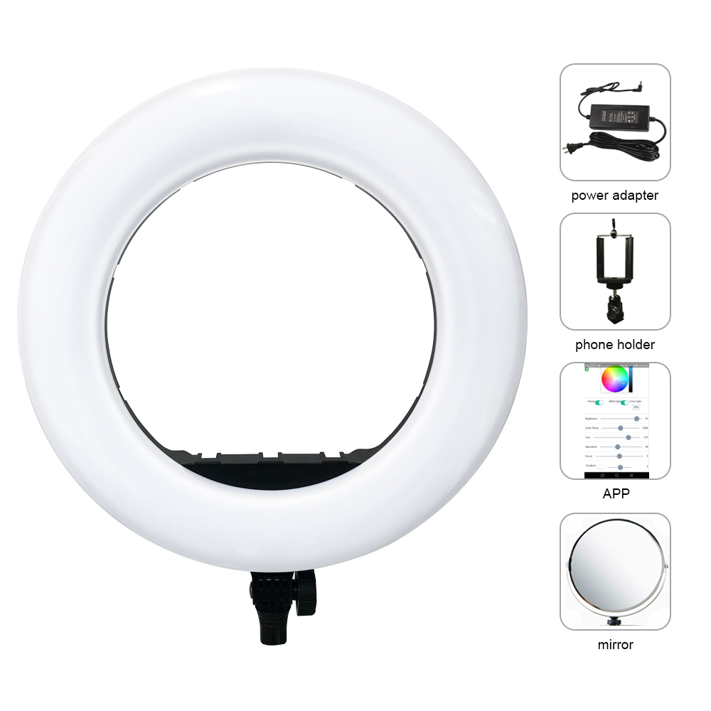 Photography Lighting App - 이도블로 QS-480DII 블루투스 앱 제어 사진촬영