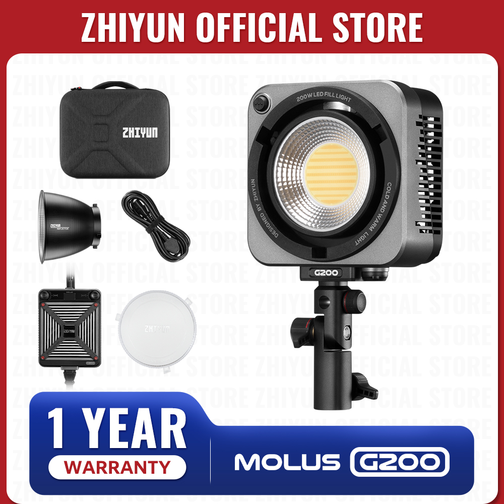 Photography Lighting App - ZHIYUN 공식 MOLUS G200 200W COB