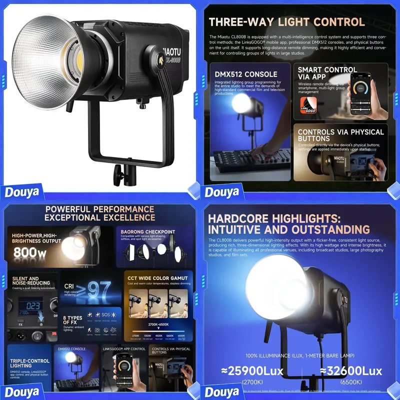 Photography Lighting Direction - MIAOTU 공장 직판 CL-800B 800W 양색