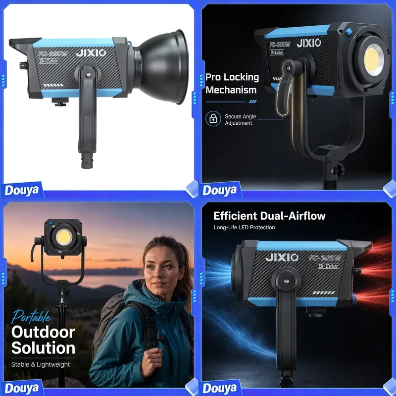 Photography Lighting App - 앱으로 제어 가능한 380W LED 스튜디오