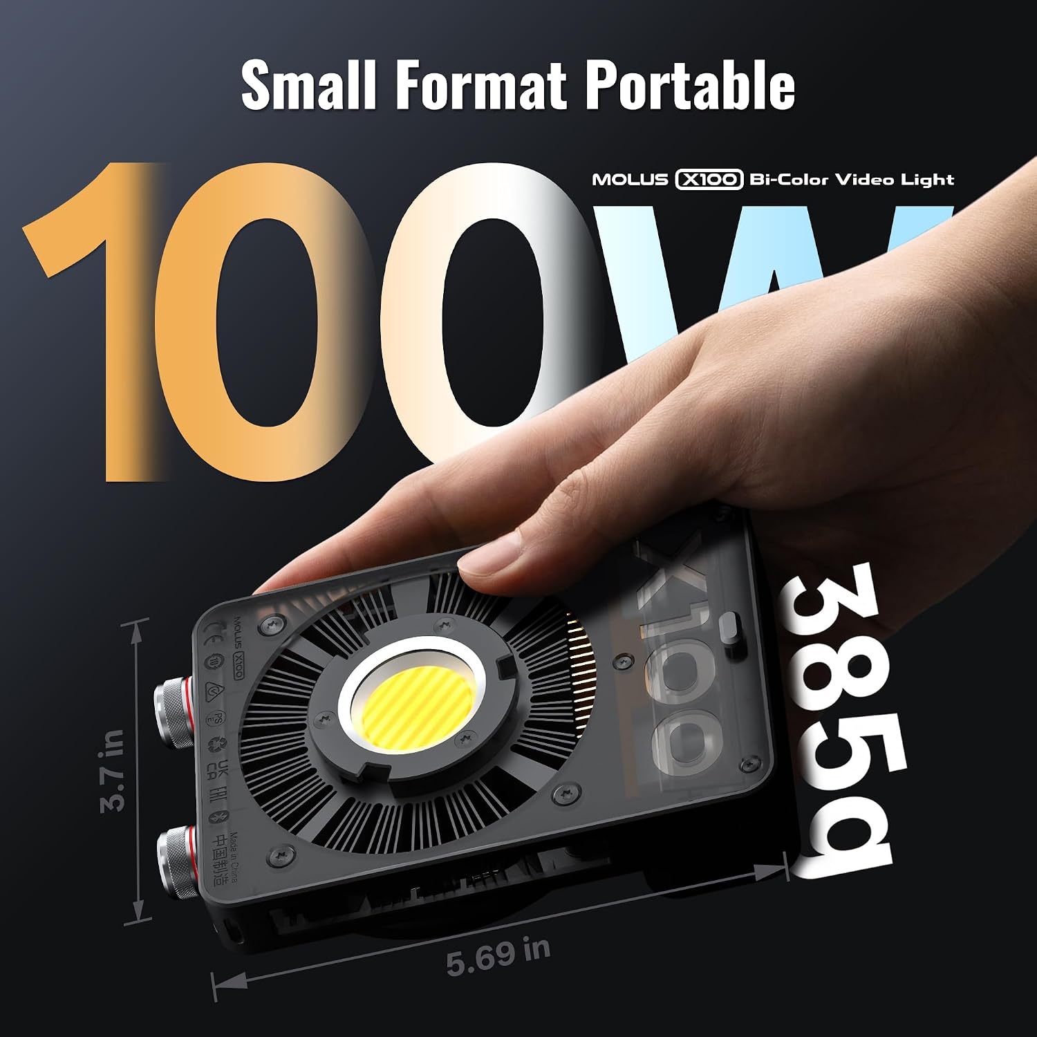 ZHIYUN X100 100W 양색 RGB LED 비디 - Photography Lighting App 리뷰 및 가격