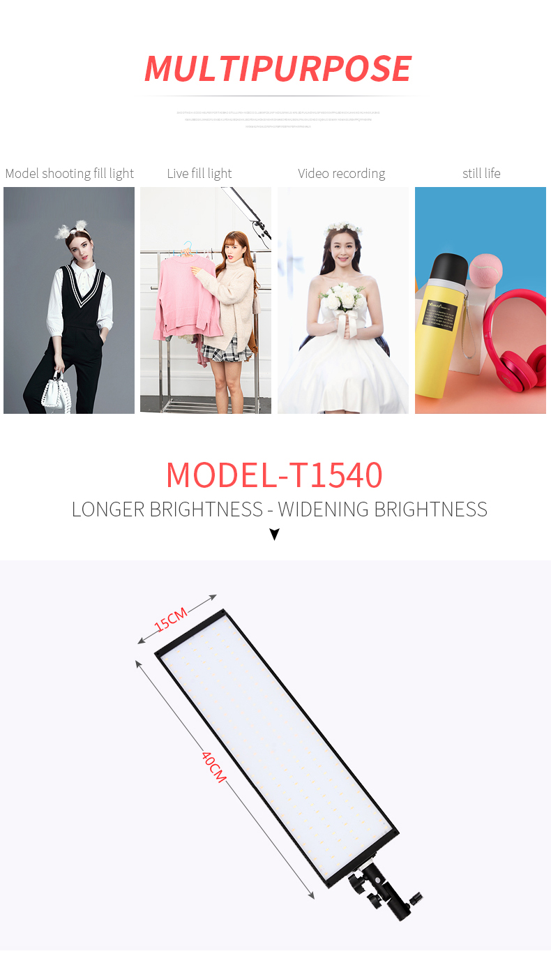 40CM 72W 3200K-5500K 사진 스튜디오 조 - Photography Lighting Board 리뷰 및 가격