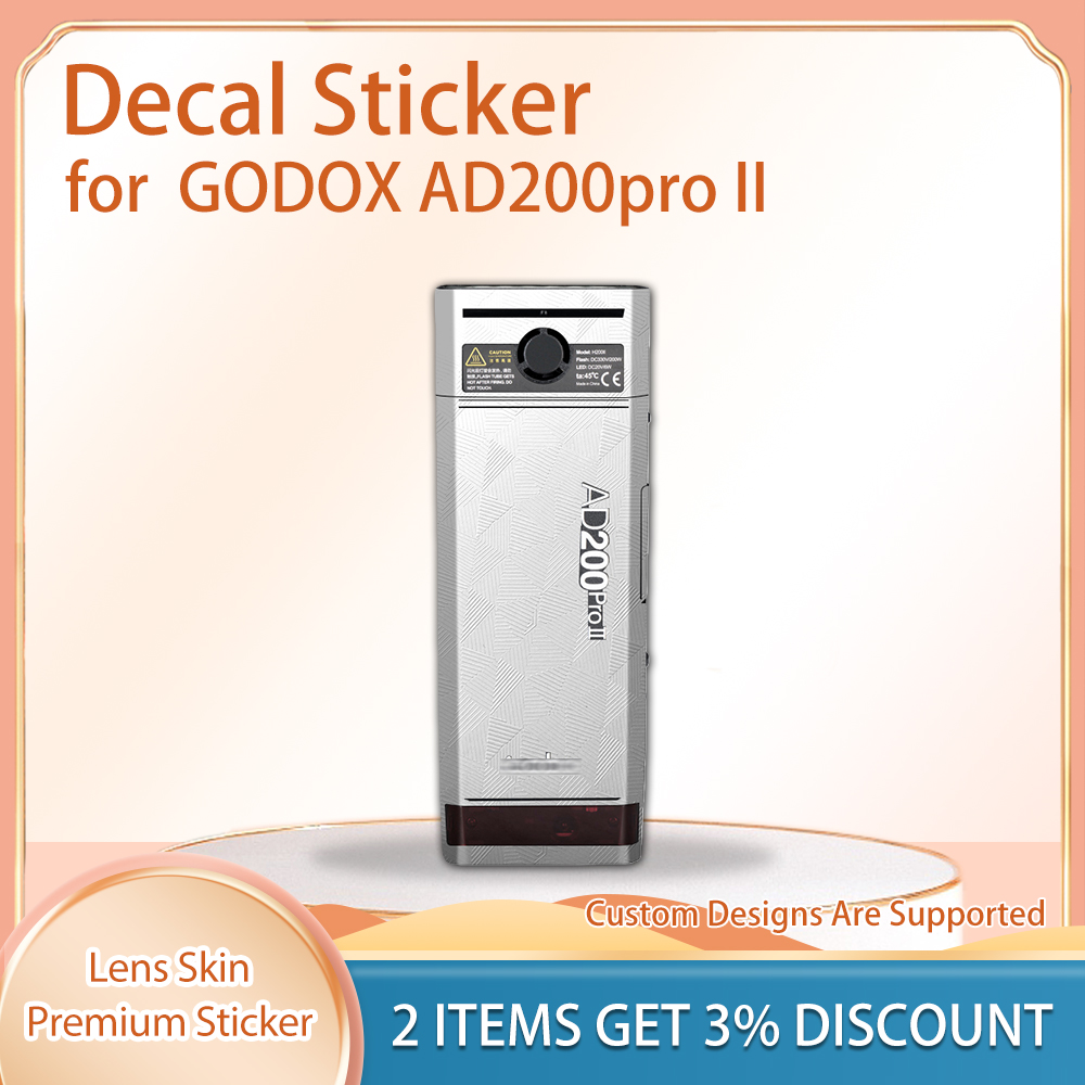 고도크스 AD200Pro II 카메라 플래시 스킨 데칼 - Photography Lighting Kit Godox 리뷰 및 가격