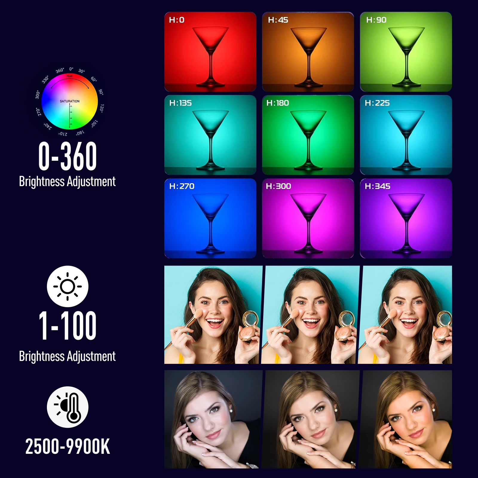 RGB 사진 조명 지팡이 휴대용 LED 비디오 조명 스 - Photography Lighting App 리뷰 및 가격