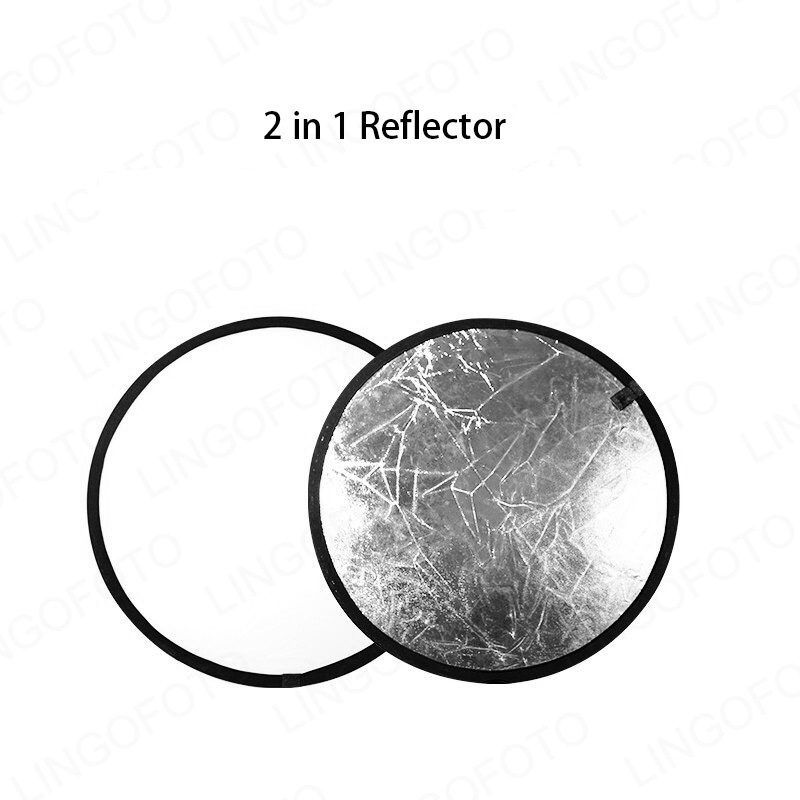 2 in 1, 40cm 접이식 원형 디스크 스튜디오 조 - Reflector Disc Silver 리뷰 및 가격