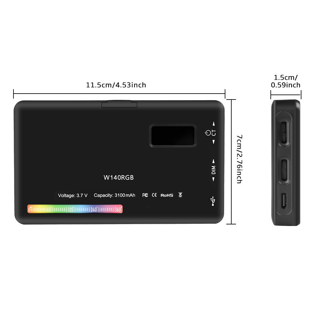 SH W140 LED RGB 비디오 조명, 풀 컬러 2 - Photography Lighting Board 리뷰 및 가격