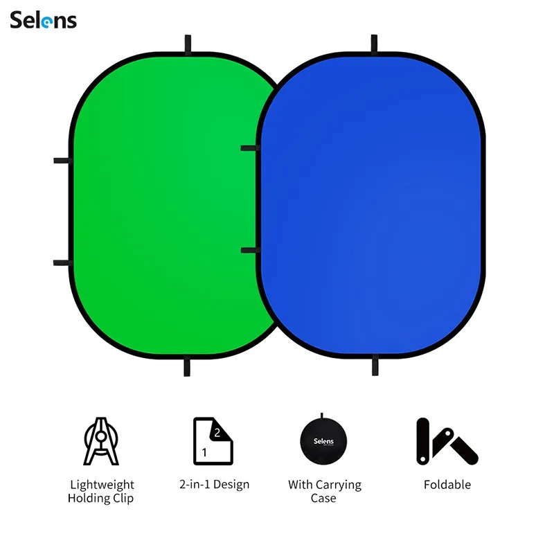 Selens-새로운 접이식 휴대용 반사판, 파란색 및  - Photography Lighting Board 리뷰 및 가격