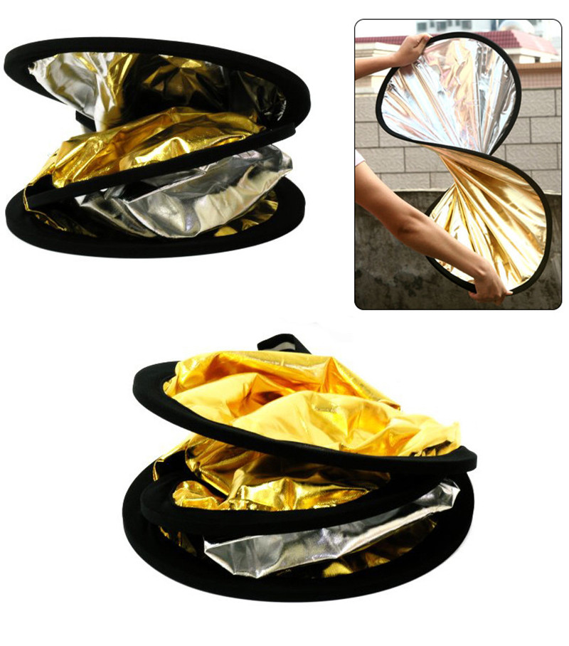32인치/80cm 2in1 금색 및 은색 휴대용 다기능 - Reflector Disc Silver 리뷰 및 가격